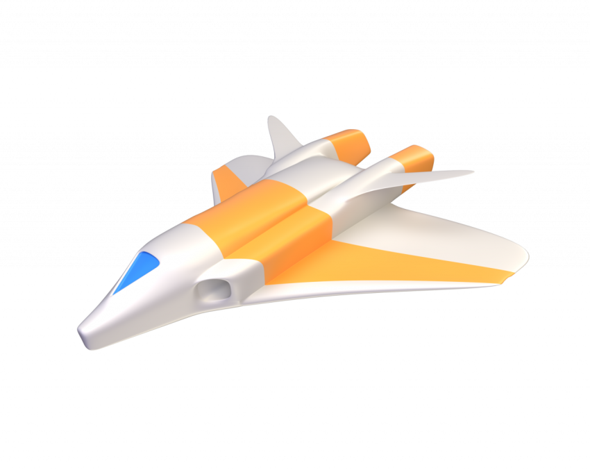 Spaceship - 3D image