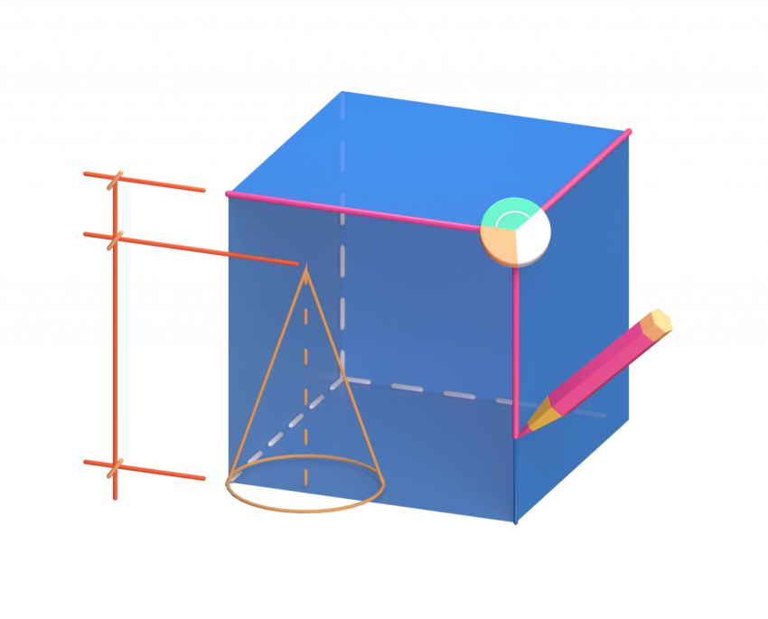 3D Coordinate System - 3D image