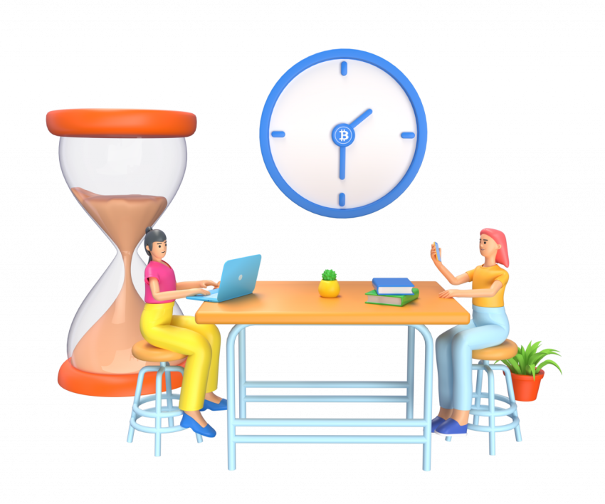 Meeting deadlines - 3D image