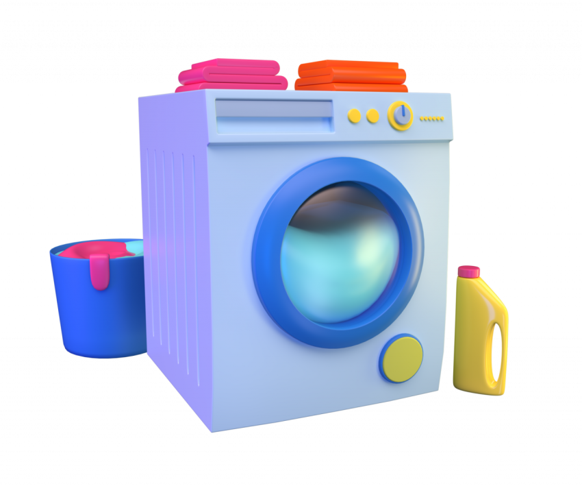 Washing Machine - 3D image