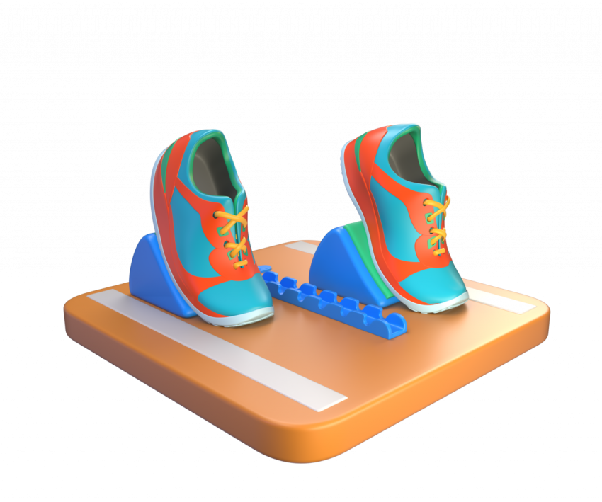 Running Shoes - 3D image