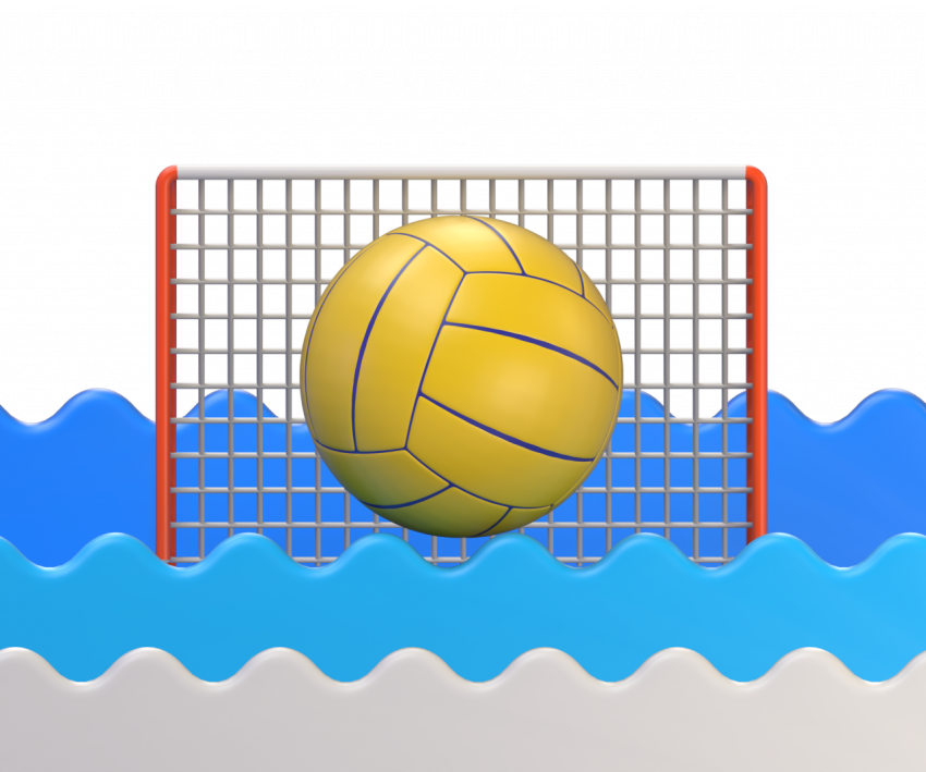 Water Polo - 3D image