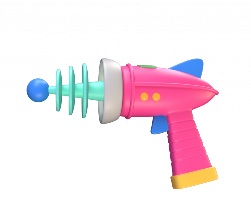 Alien Gun - 3D image