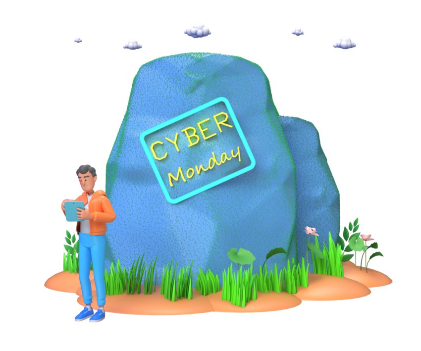 Cyber Monday - 3D image