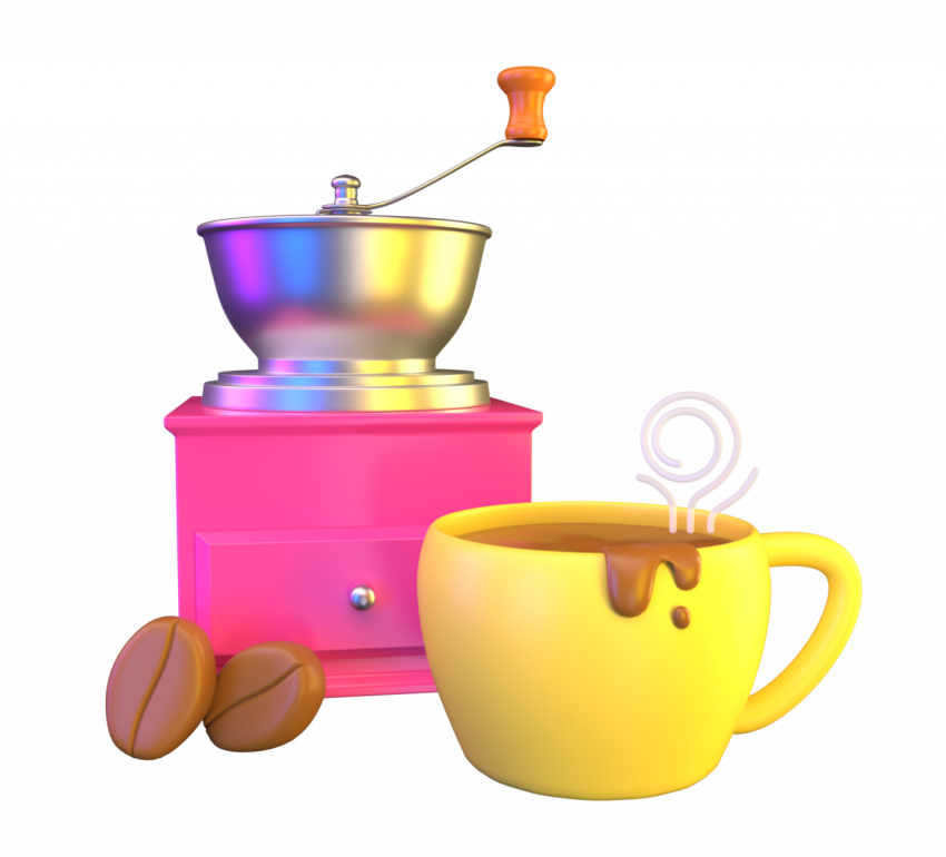 Coffee Grinder - 3D image