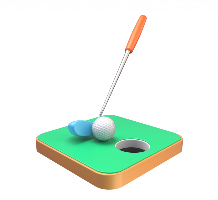 Golf - 3D image
