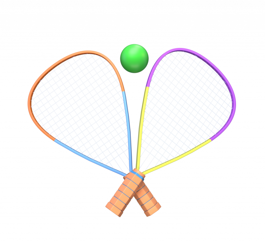 Raquetball - 3D image