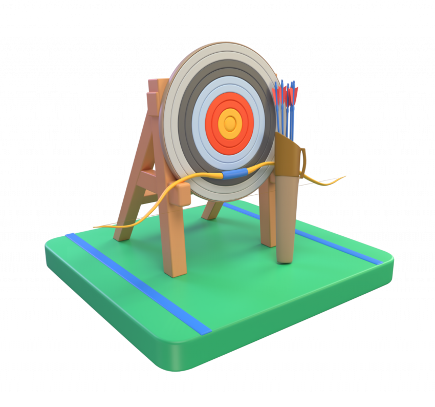 Archery - 3D image