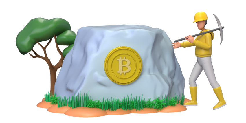 Bitcoin - 3D image