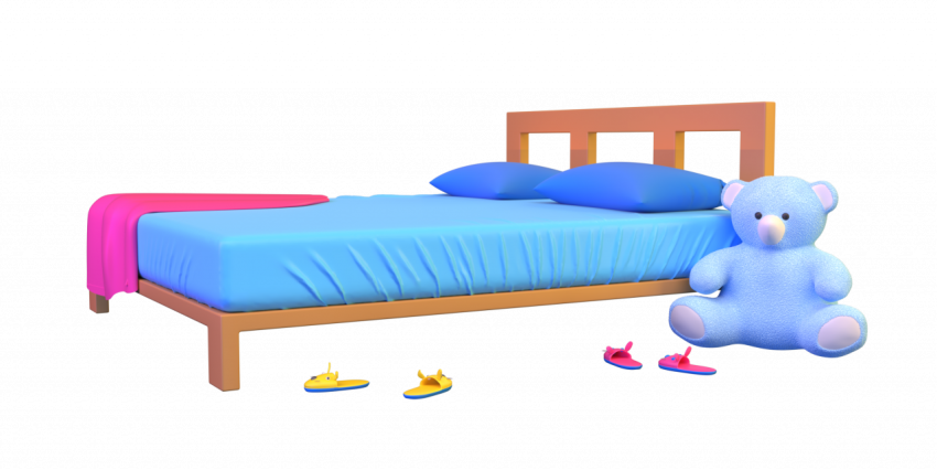 Bed - 3D image