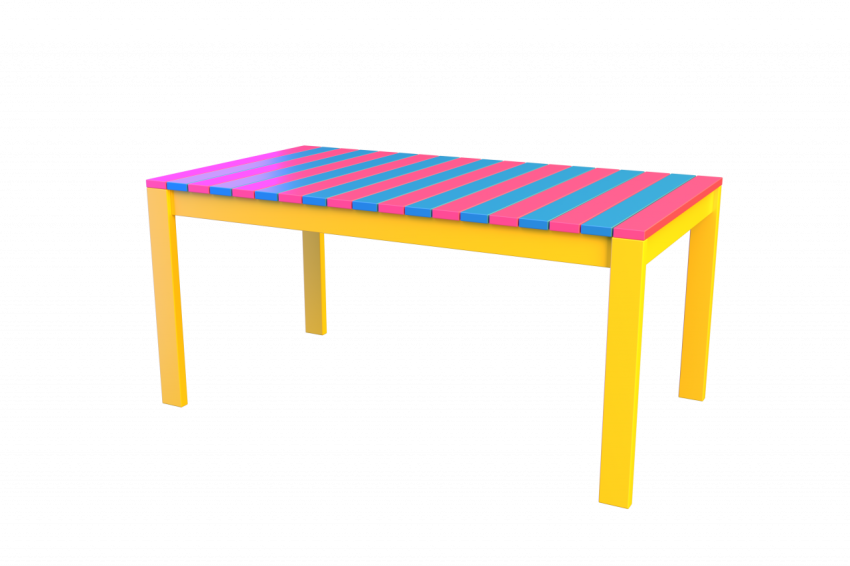 Bedroom bench - 3D image