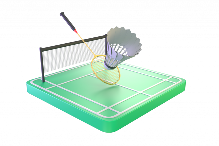 Badminton - 3D image