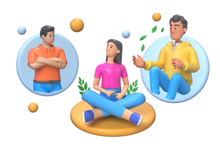 Group Therapy - 3D image