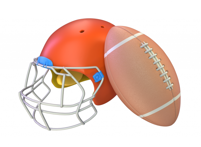 American Football - 3D image