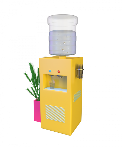 Water Cooler - 3D image