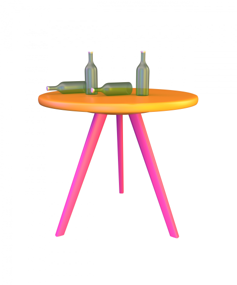 Table - 3D image
