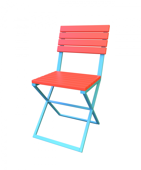 Foldable Chair - 3D image