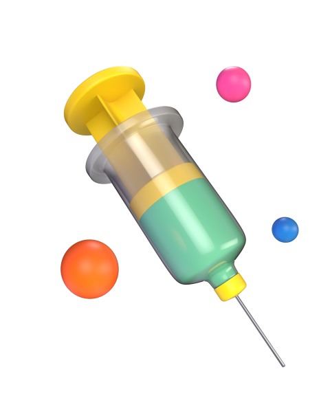 Syringe - 3D image