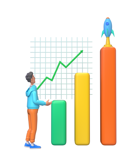 Growth Analytics - 3D image