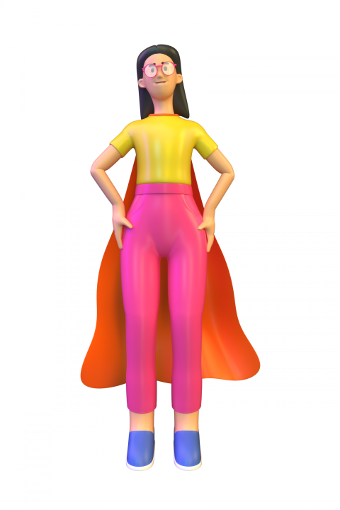 Super woman - 3D image