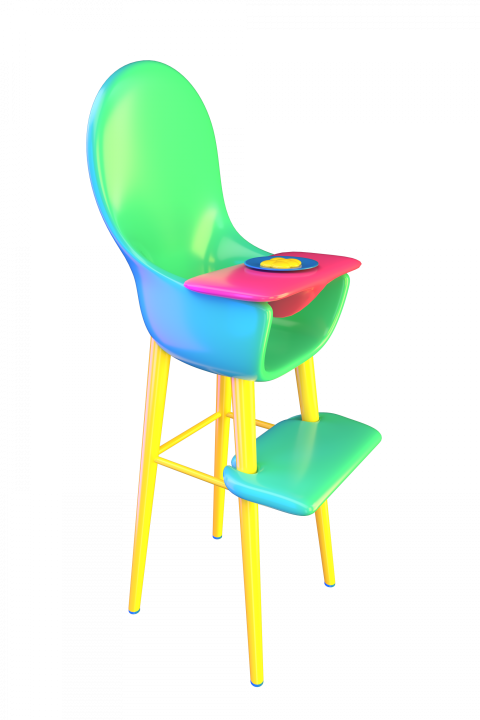 Highchair - 3D image