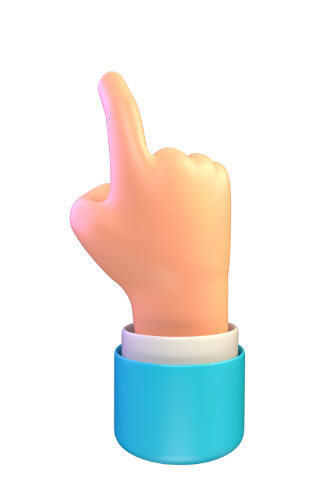 Tap gesture - 3D image