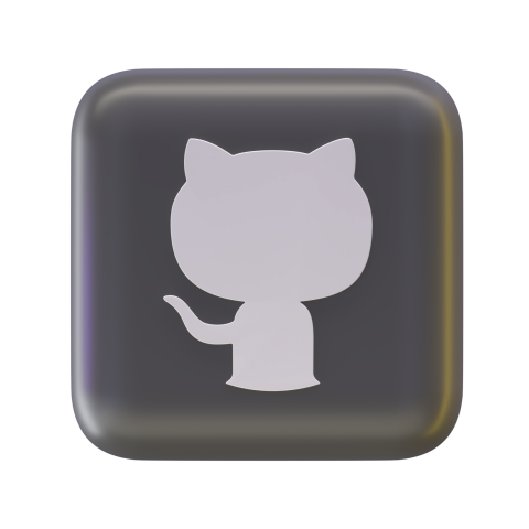 GitHub 3D Logo - 3D image