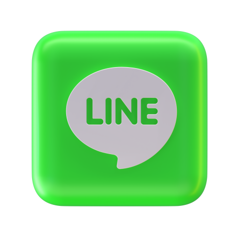 Line 3D logo - 3D image