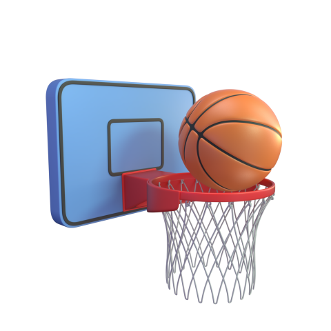 Basketball - 3D image