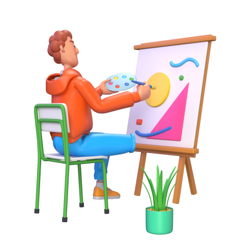 PWD Painting - 3D image