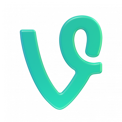 Vine icon without background - 3D image