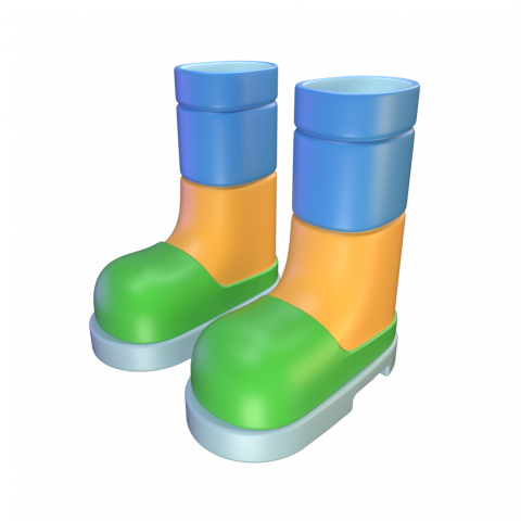 Space Boots - 3D image