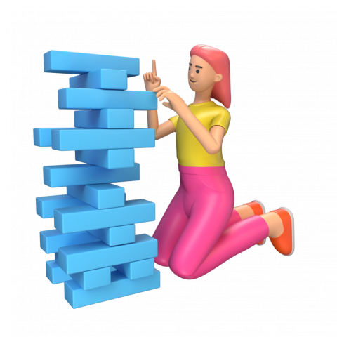 Building with strategy - 3D image