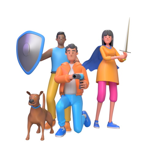 Team Work - 3D image